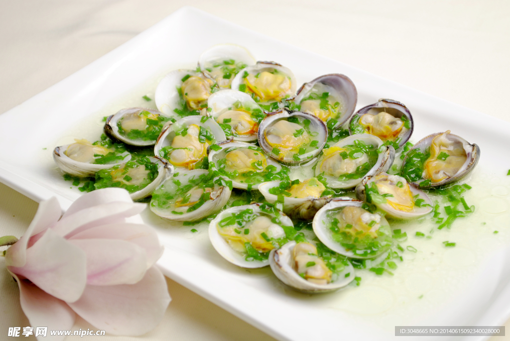 葱油蛤蜊