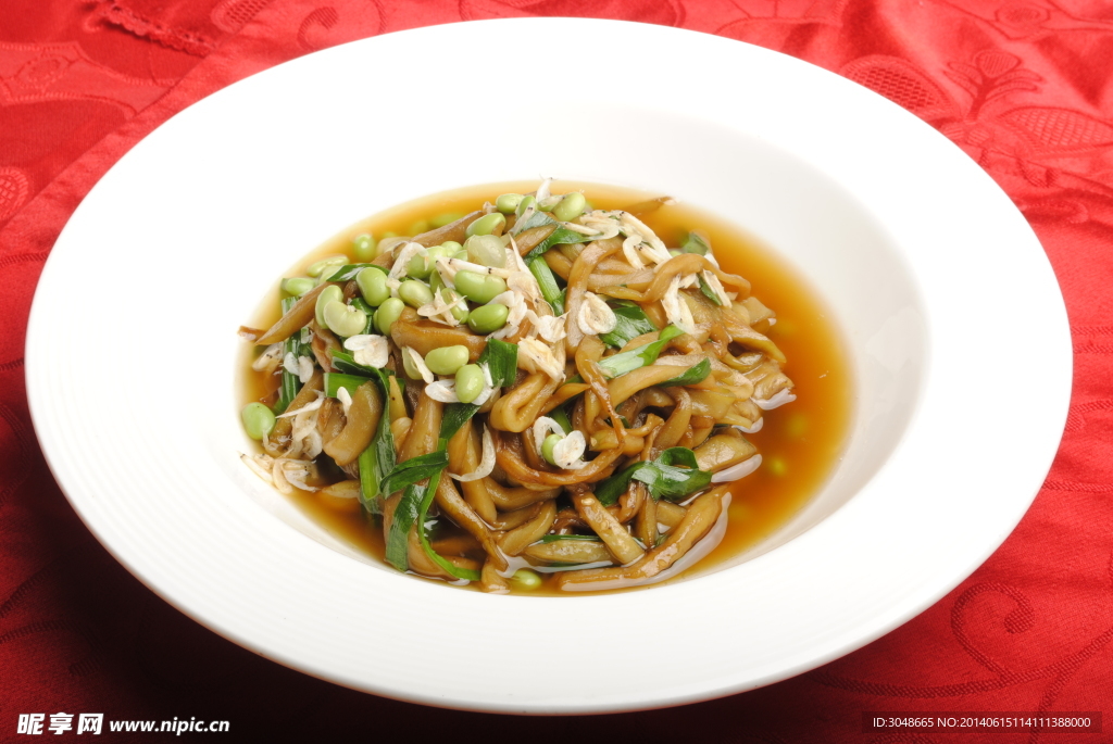 韭菜毛豆炒茄丝