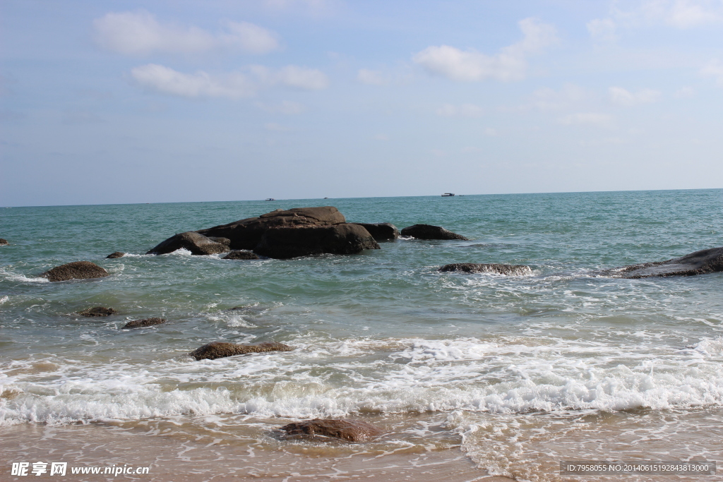 海与蓝天