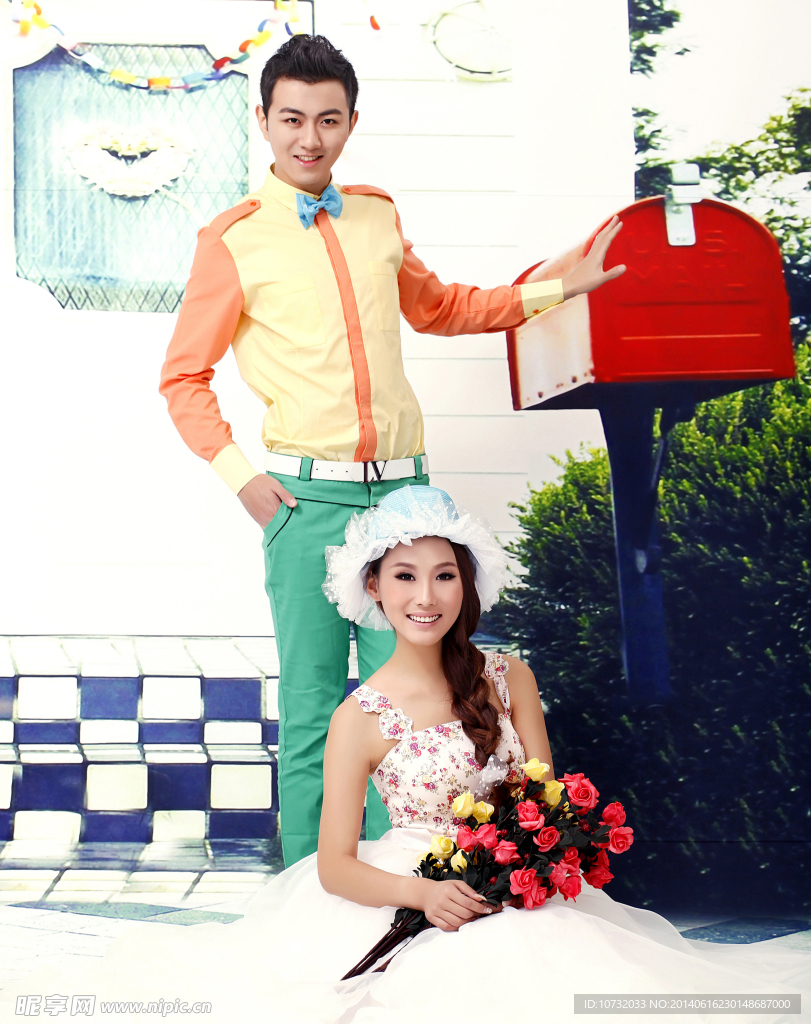 个性婚纱照 婚纱照