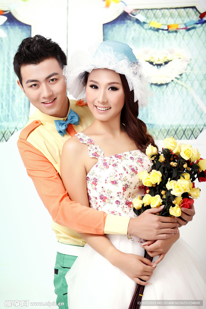 个性婚纱照 婚纱照