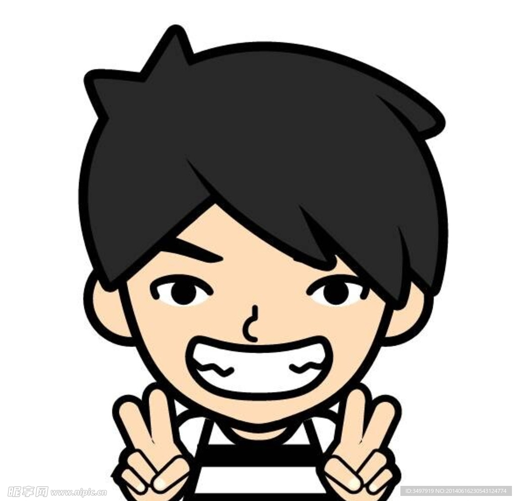卡通男孩