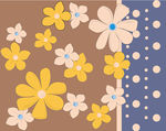 花朵底纹