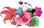 小孩剪纸