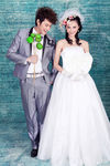 个性婚纱照 婚纱照