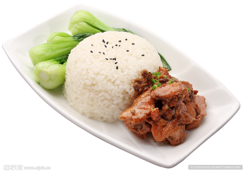 豆豉鸡肉饭