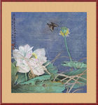 荷花工笔画