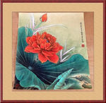 荷花工笔画