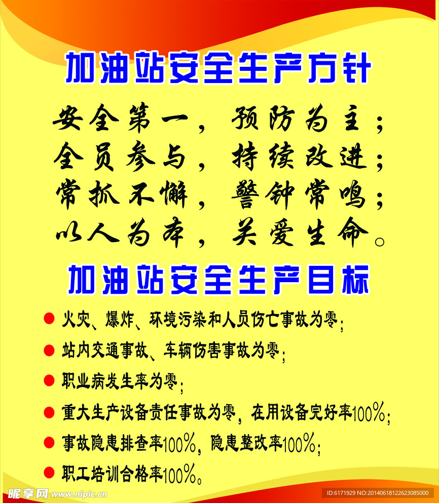 安全生产方针
