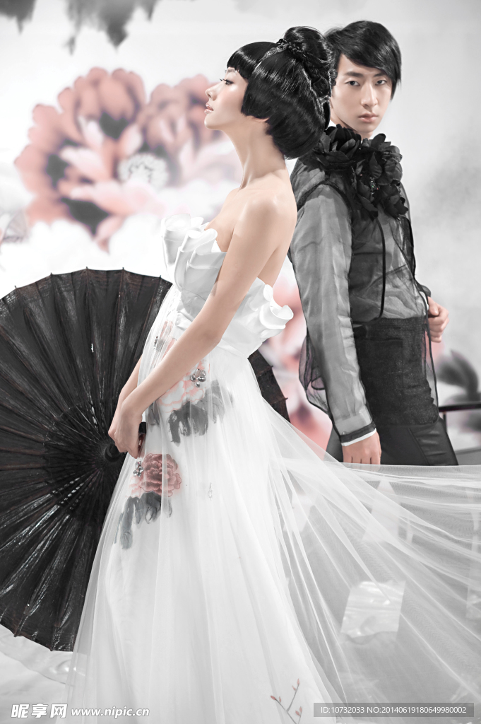 个性婚纱照 婚纱照