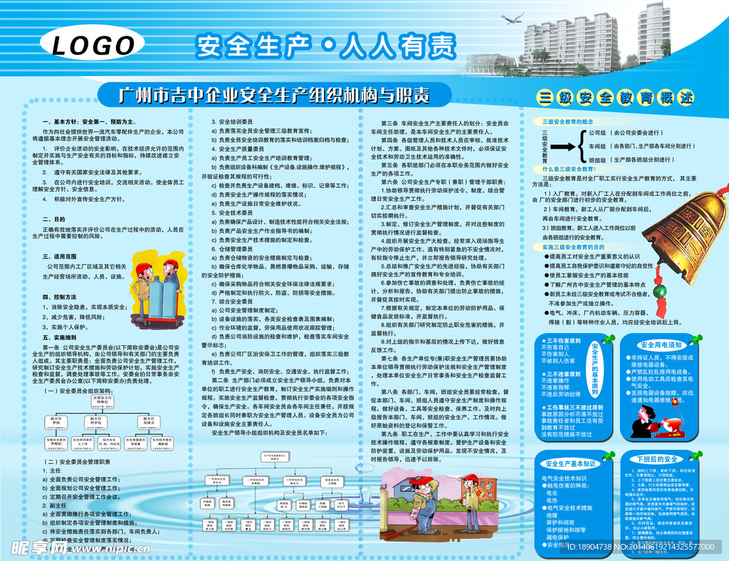 制度牌  安全生产月