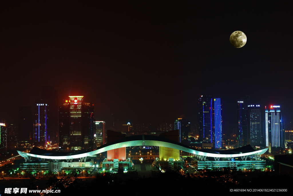 深圳市民广场夜景