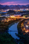 广西桂林城夜景