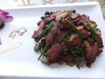 腊肉炒蚕豆