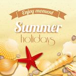 夏季旅游广告海报 海