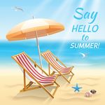夏季旅游广告海报 海