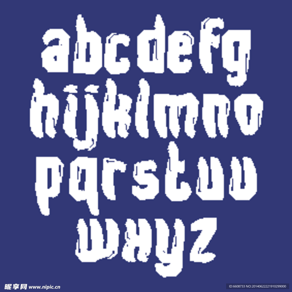 水彩画字体 PS字体