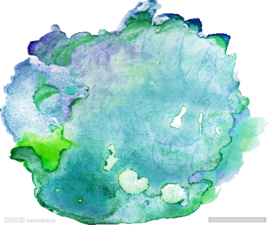 水彩画 水墨画  水彩