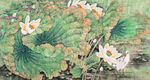 工笔荷花