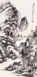 溪山松隐图