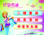 商场指示海报