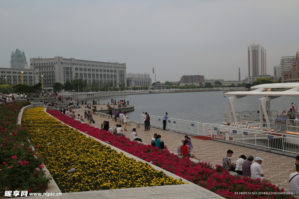 天津站海河码头