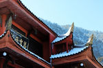 峨眉山的雪
