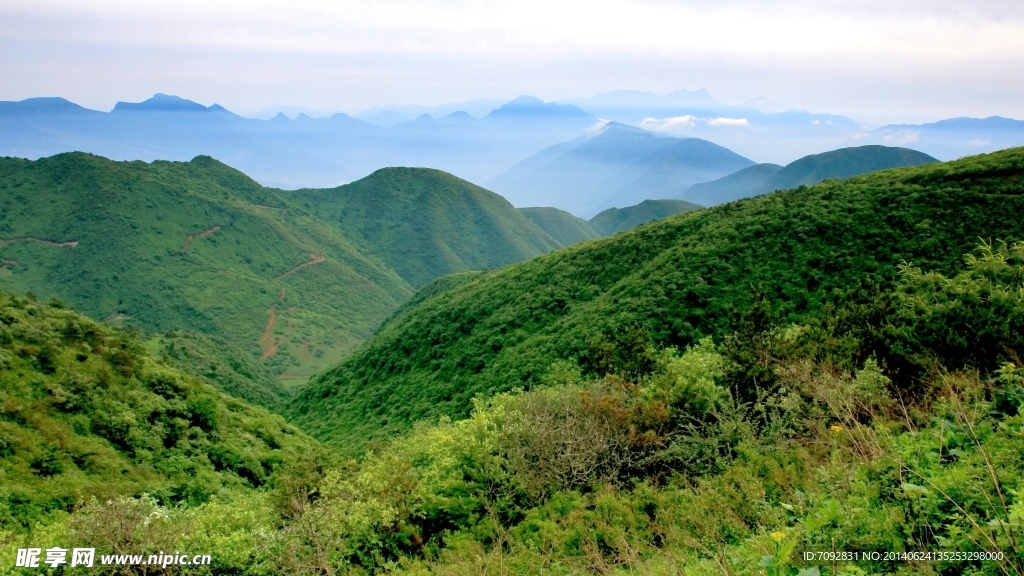 轿顶山风景