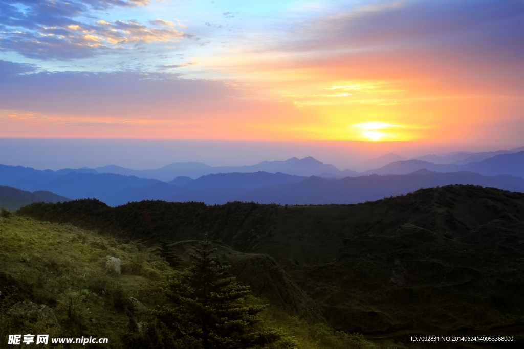 轿顶山风景