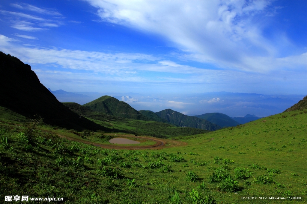 轿顶山风景