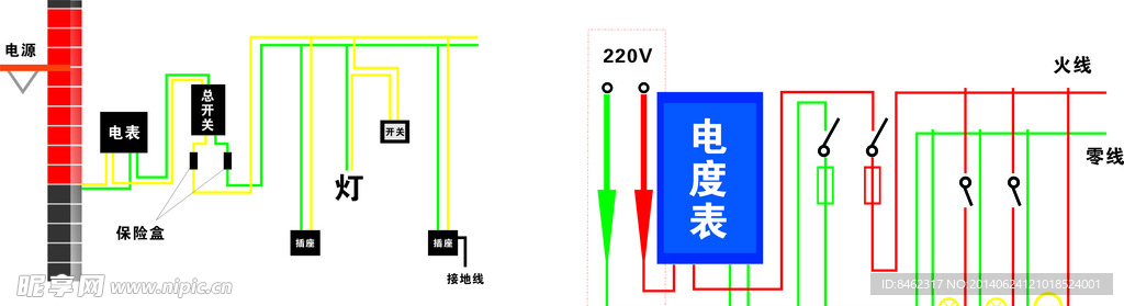 中学电路图