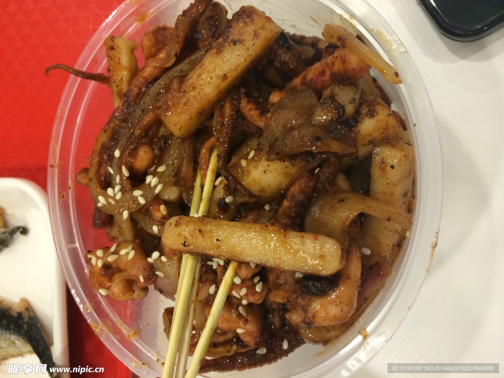 鱿鱼年糕