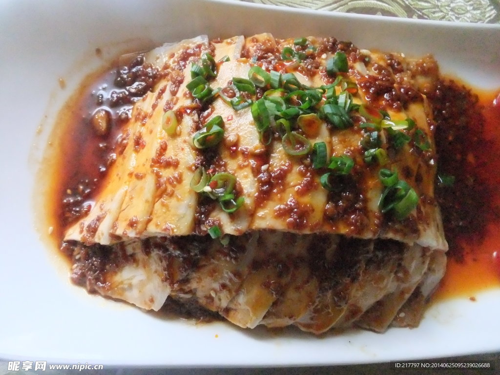 凉拌肉片