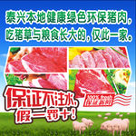 健康 绿色 环保 猪肉