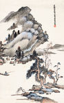 青山垂钓