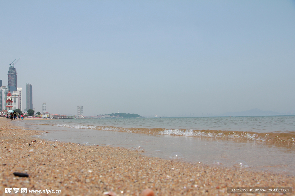 烟台海边特写