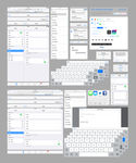 iPad ios7模板素材
