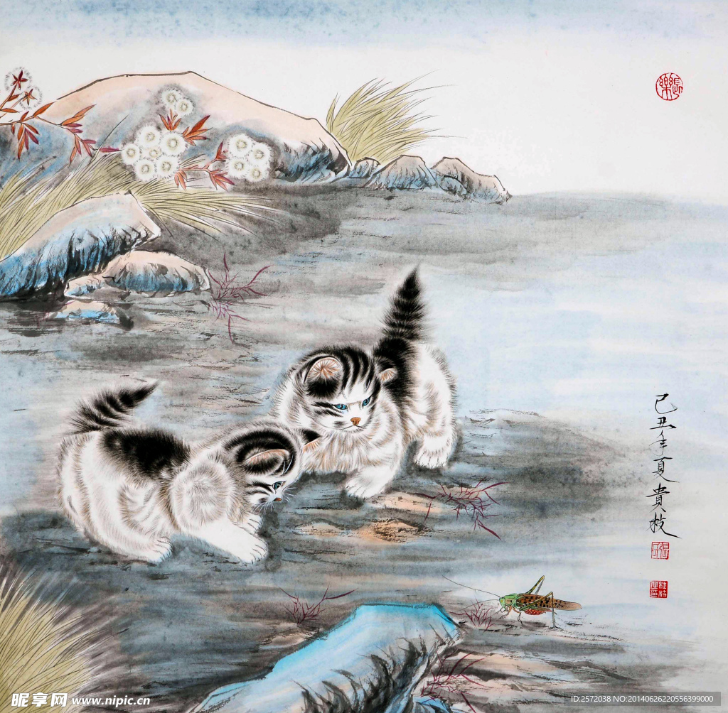 猫戏图