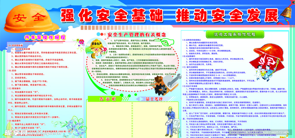安全生产展板