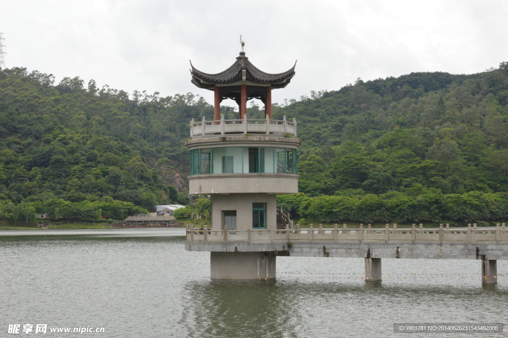 湖中亭 东莞水濂山 森