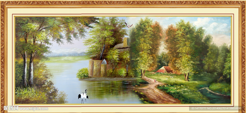 油画风景