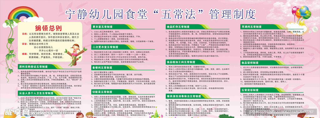 幼儿园展板