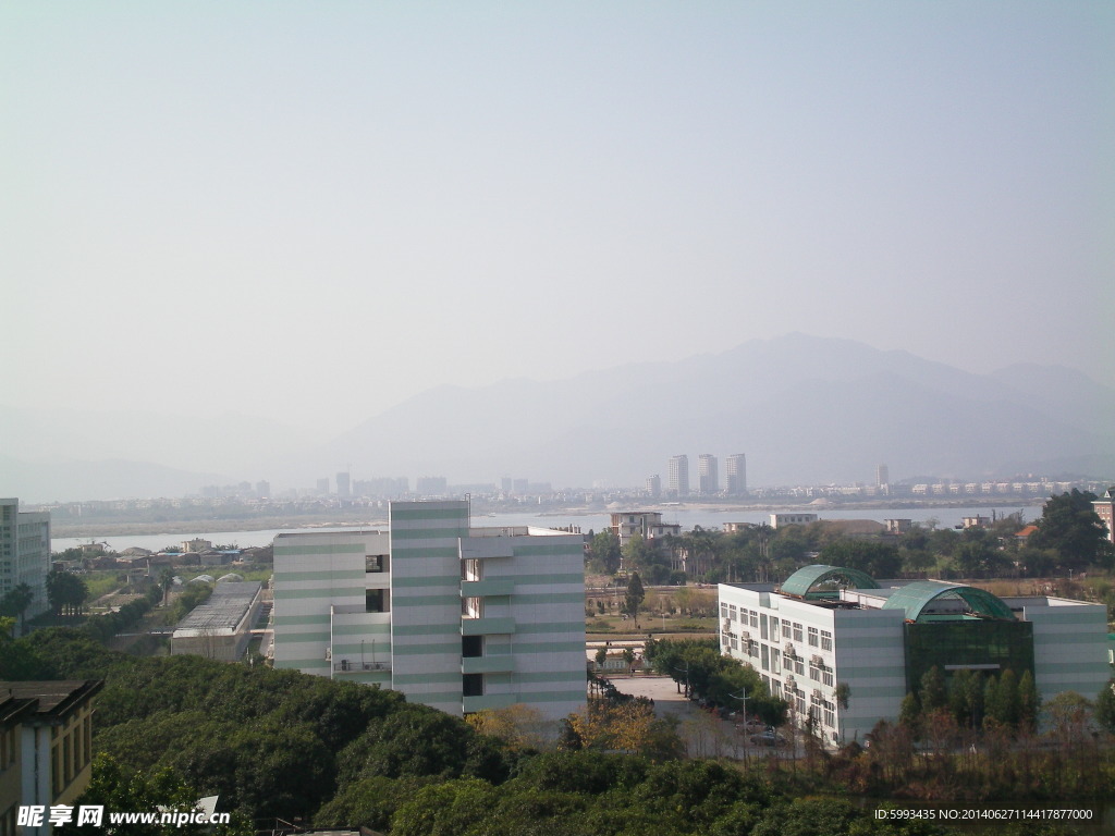 福建农林大学鸟瞰图