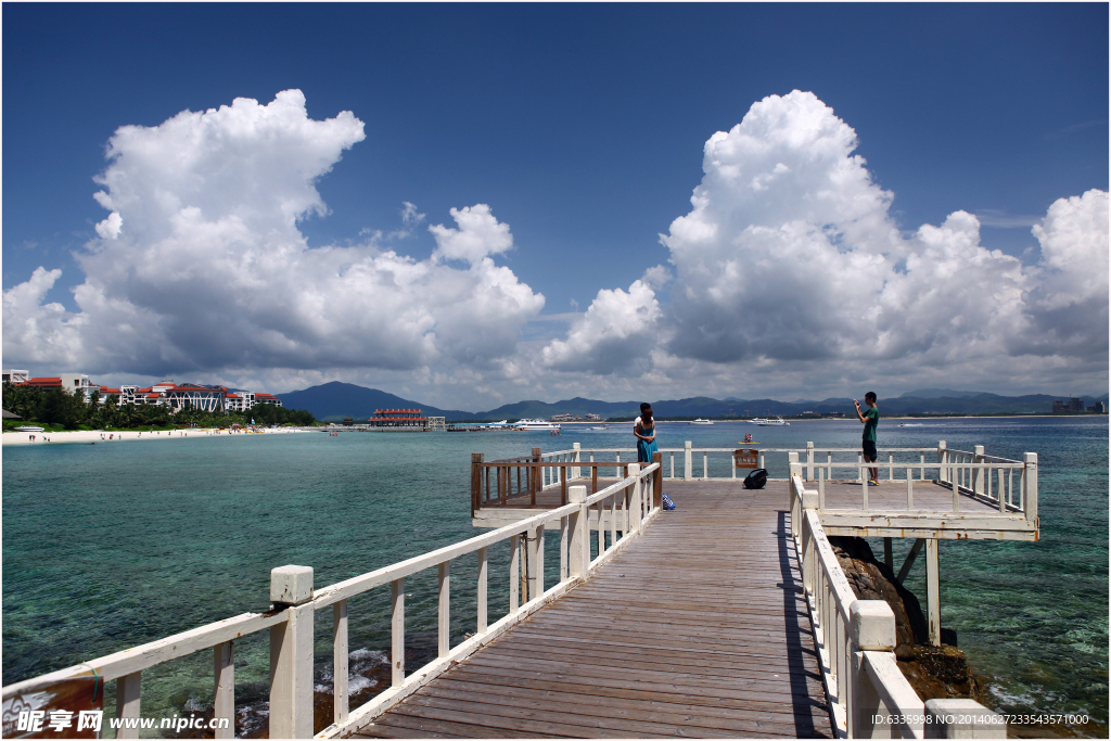 海南三亚蜈支洲岛观海