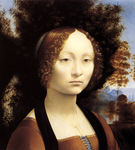 达芬奇油画女人