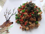 麻辣青椒鸡块