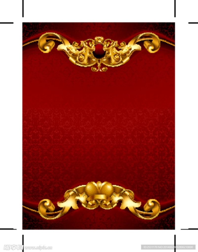金黄色花纹
