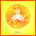 鲤鱼花纹