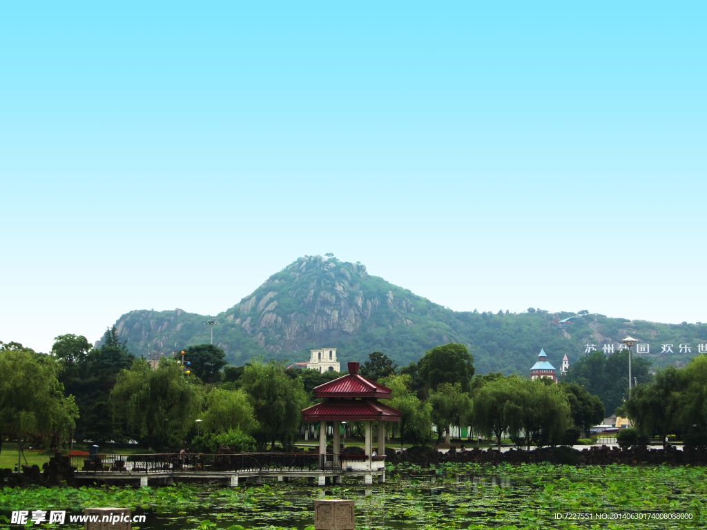 风景 山 摄影 亭子