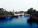 风景 河塘 摄影 小镇